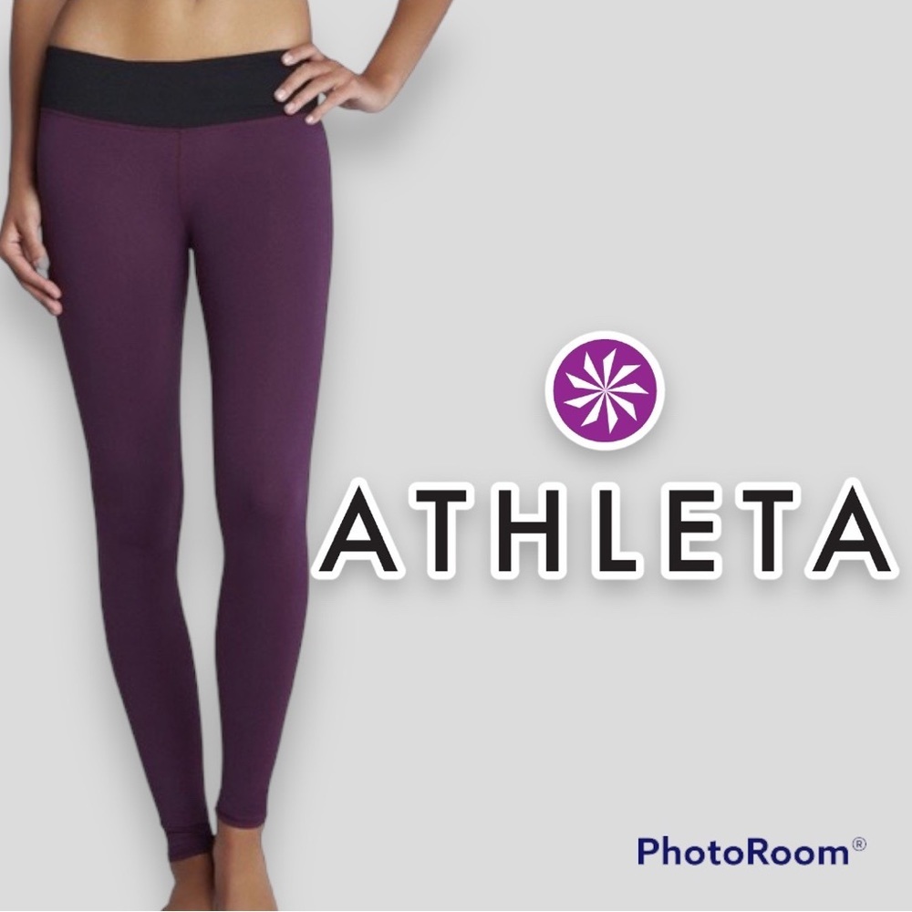 Fabletics Salar Powerhold Leggings Dark Plum Small